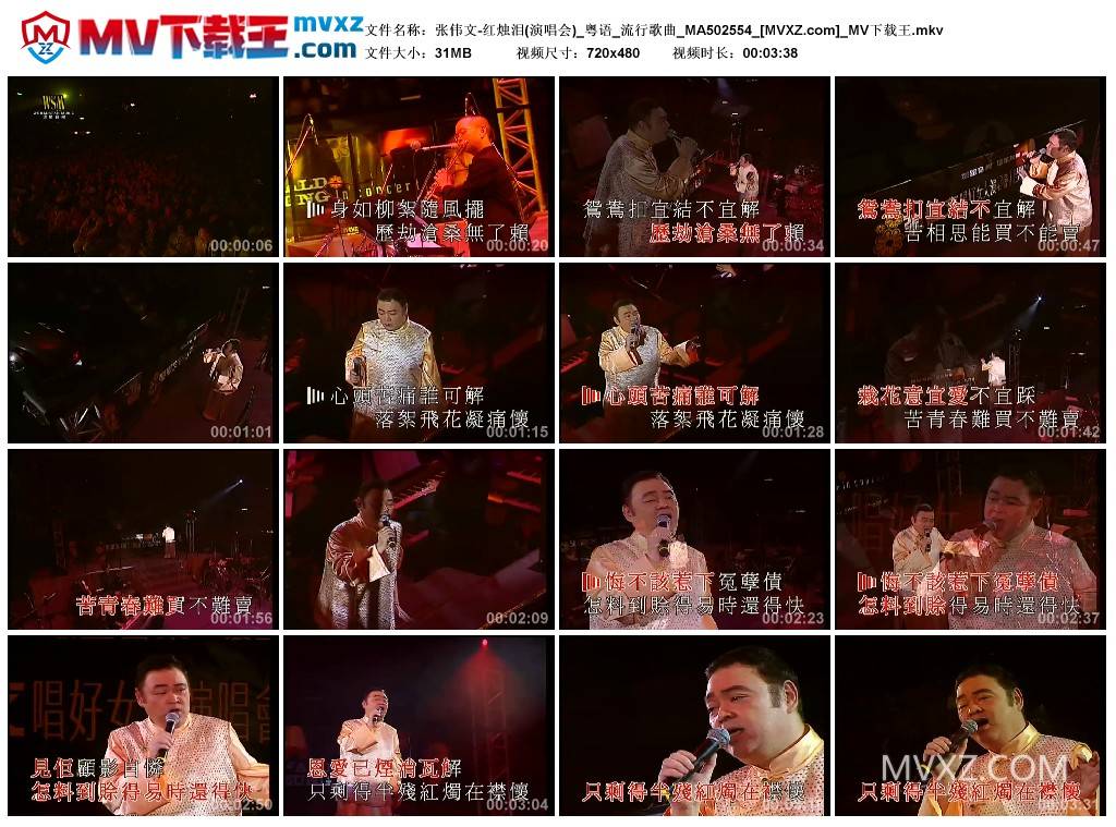 张伟文-红烛泪(演唱会)_粤语_流行歌曲_MA502554